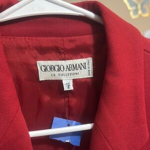 Giorgio Armani Red Blazer
